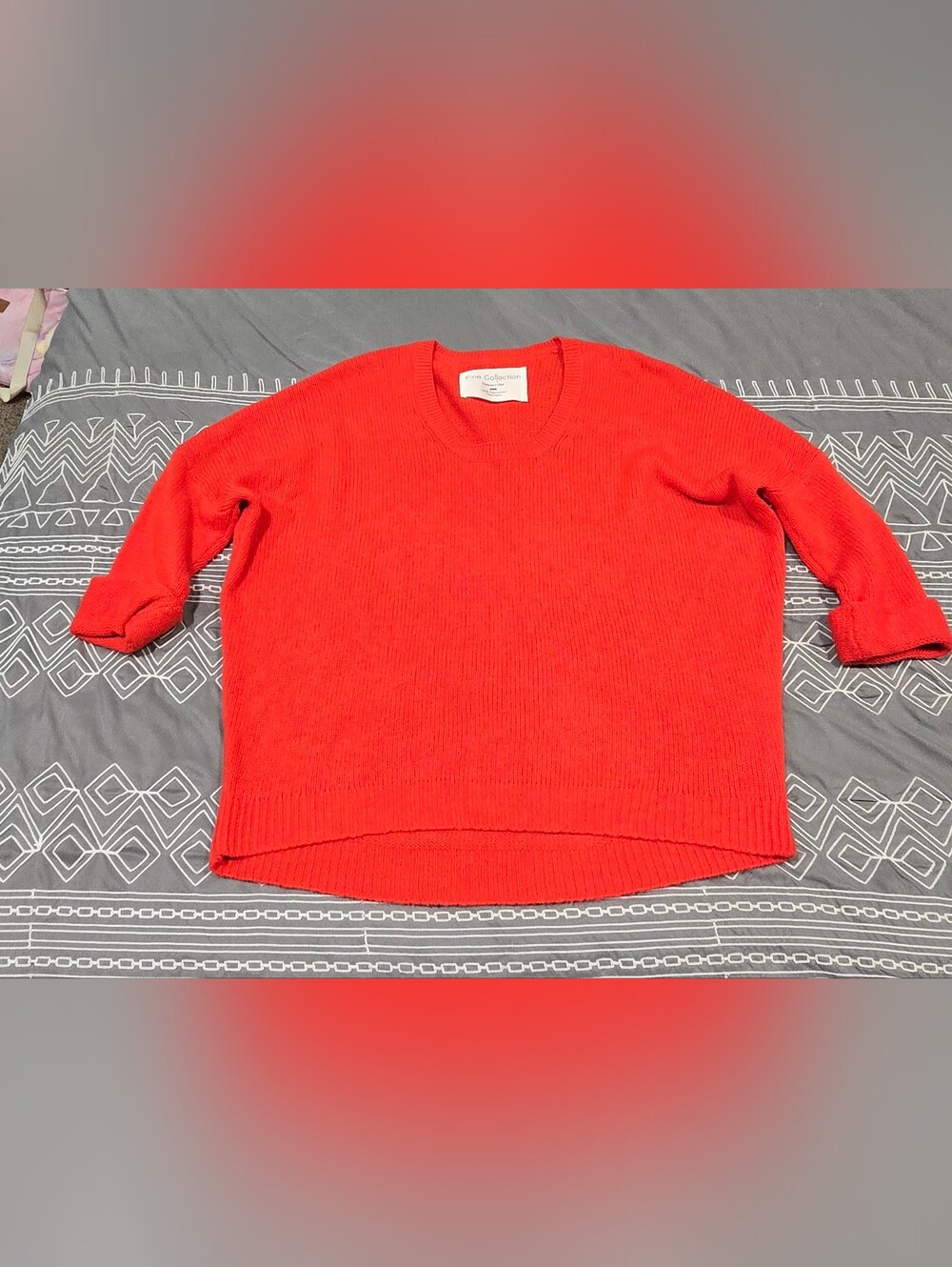 Fine Collection Oversized Cashmere Sweater Size XS/S